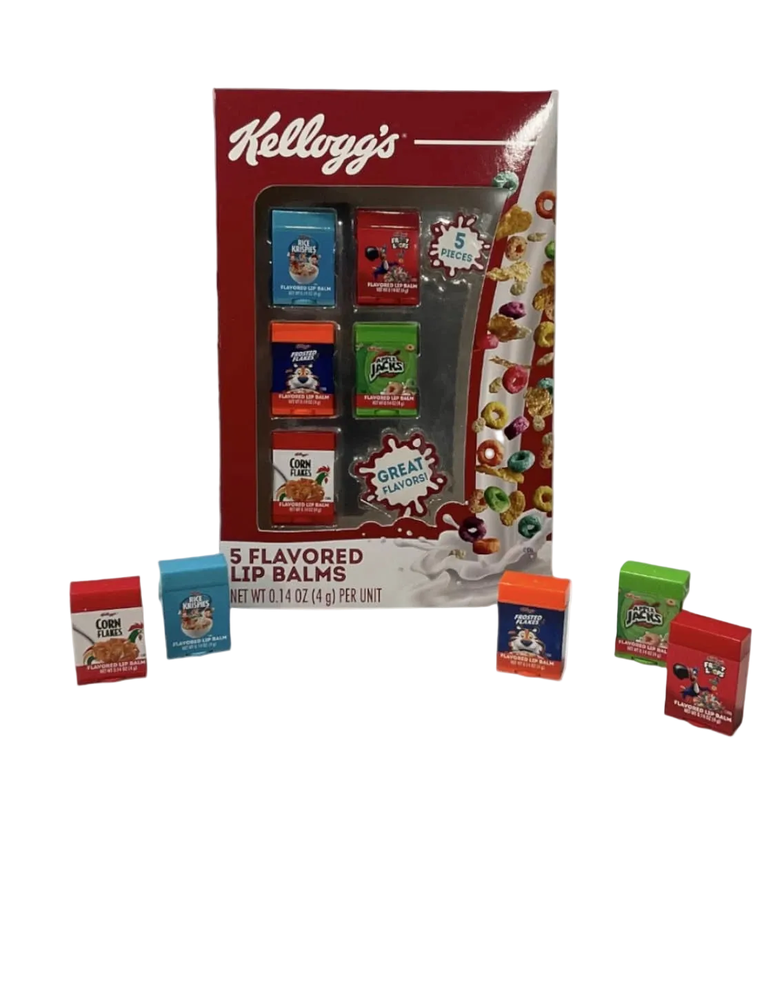 Kellogg's by Kellogg's, 5 Piece Flavored Lip Balm for Kids