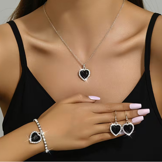 Rhinestone Jewelry Set
