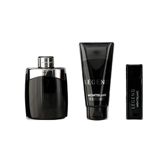 Mont Blanc Legend by Mont Blanc, 3 Piece Set for Men