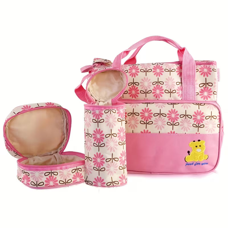 5-Piece Nappy Diaper Bag Set