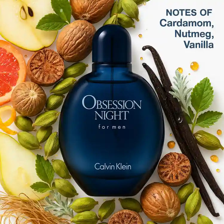 Obsession Night by Calvin Klein 4 oz Eau De Toilette Spray for Men