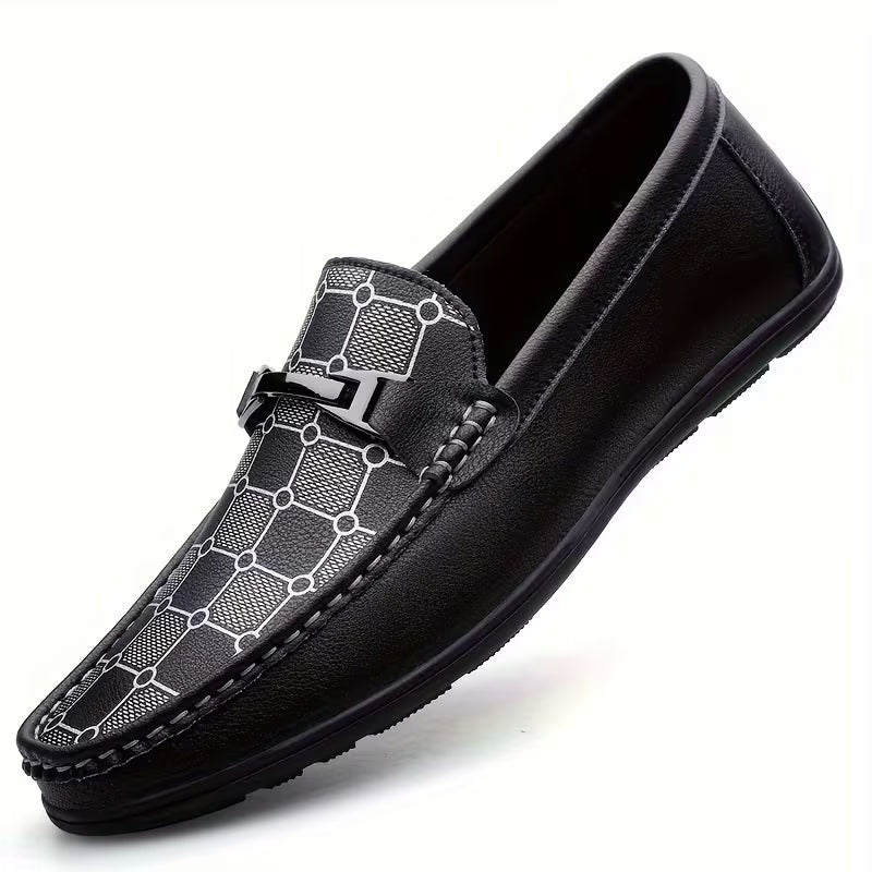 Men's Trendy Plaid Fancy Loafer Shoes