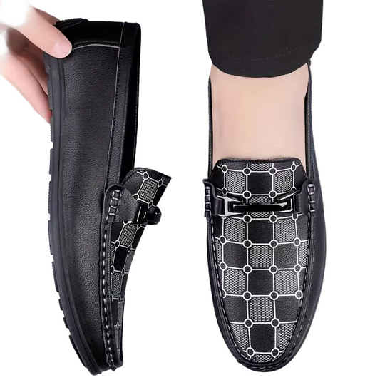 Men's Trendy Plaid Fancy Loafer Shoes
