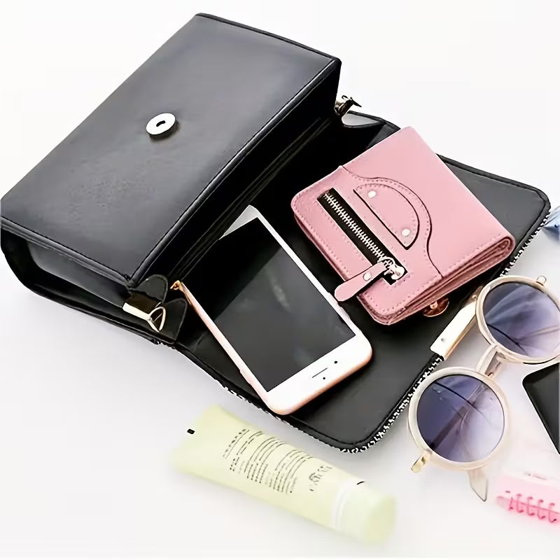Fashion Plaid Pattern Shoulder Bag