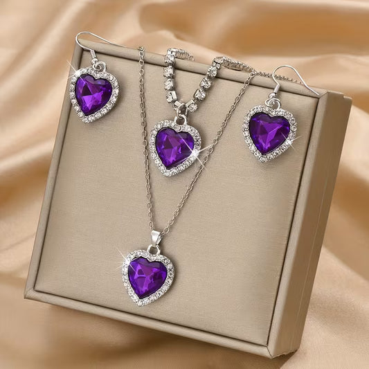 Rhinestone Jewelry Set