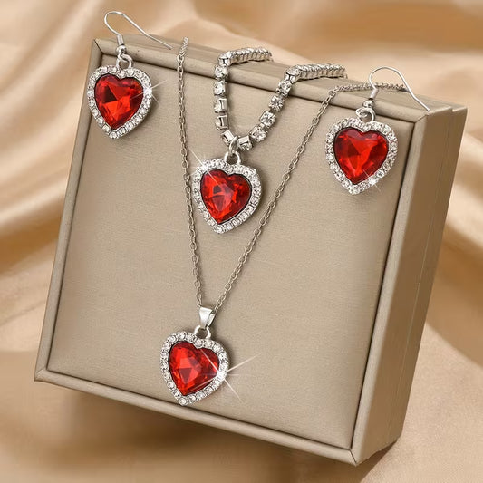 Rhinestone Jewelry Set