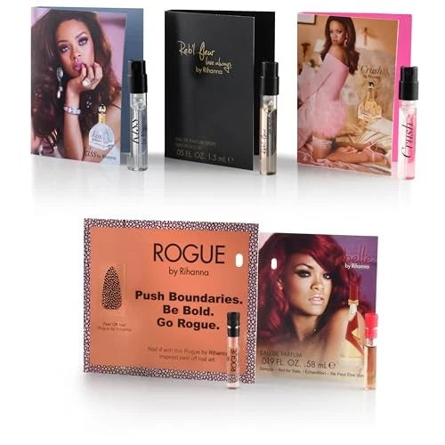 Rihanna Perfume Sample Set – Five Fragrance Vials for Women💋