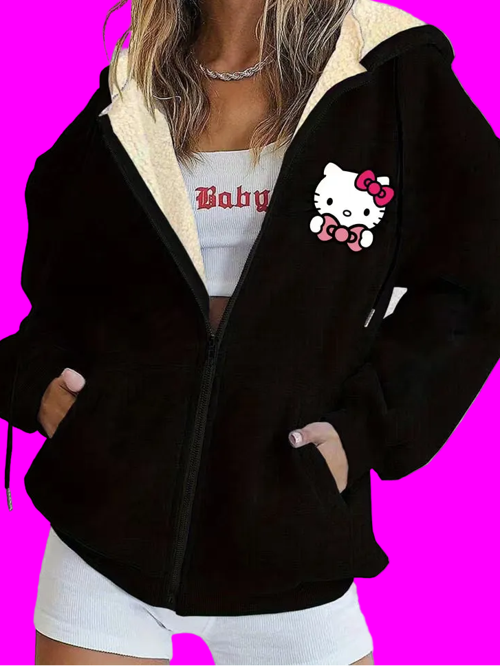 Sanrio Women's Cozy Fleece Jacket ( M )