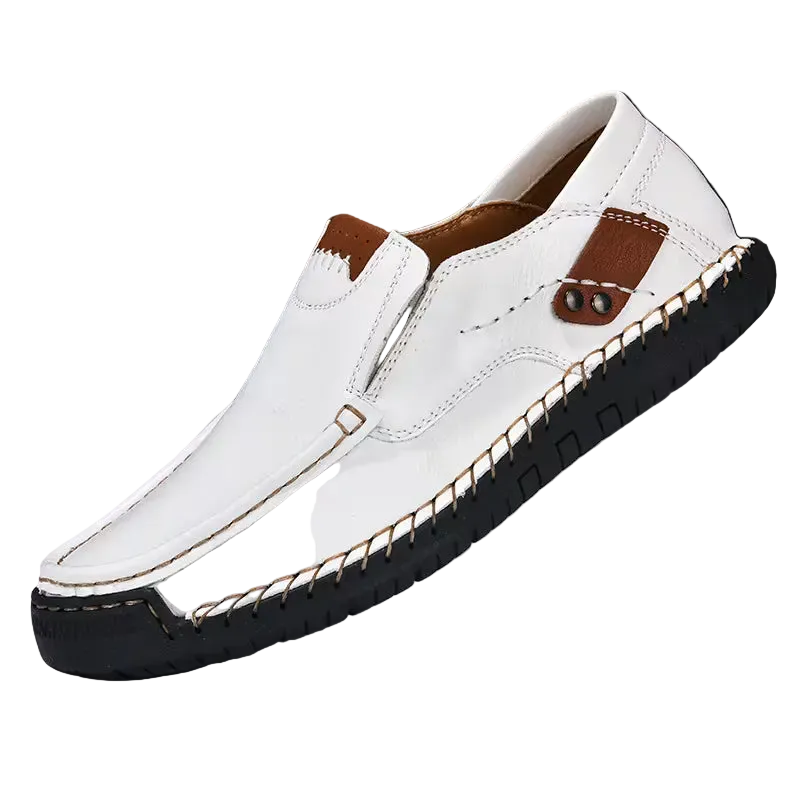Men's Large-Size Quilted Casual Loafers