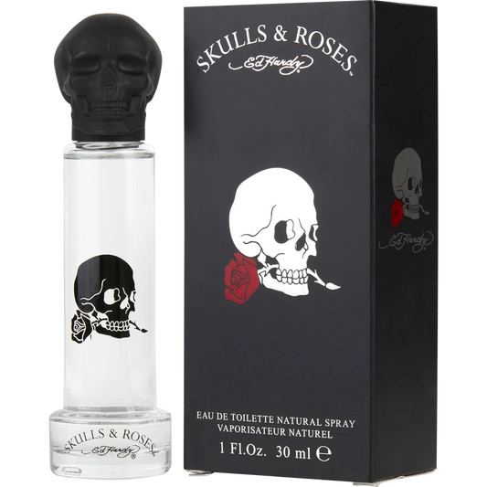 Skulls & Roses by Christian Audigier 1 oz Eau De Toilette Spray for Men