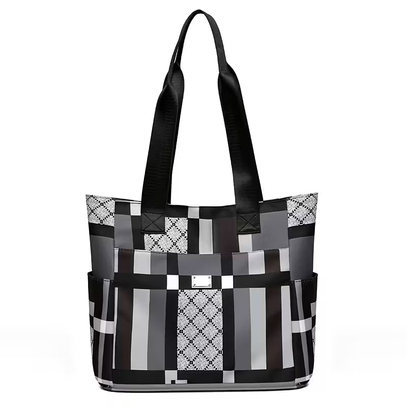 Stylish Large Capacity Geometric Tote Bag