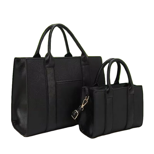 Stylish Print Tote Set