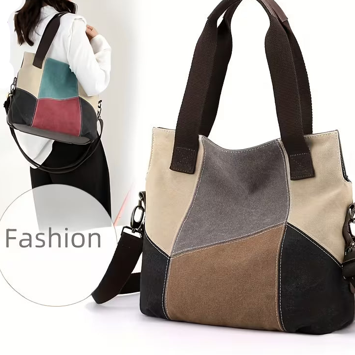 Women's Vintage Nylon Tote Bag