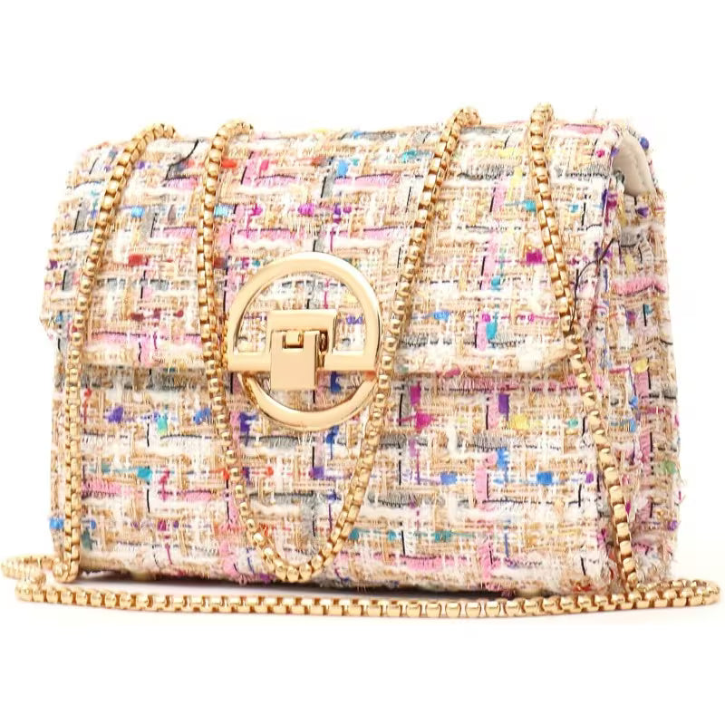 Shoulder bag with a chain strap