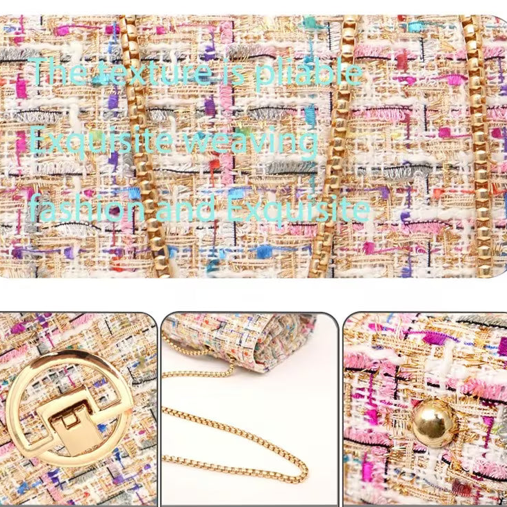Shoulder bag with a chain strap