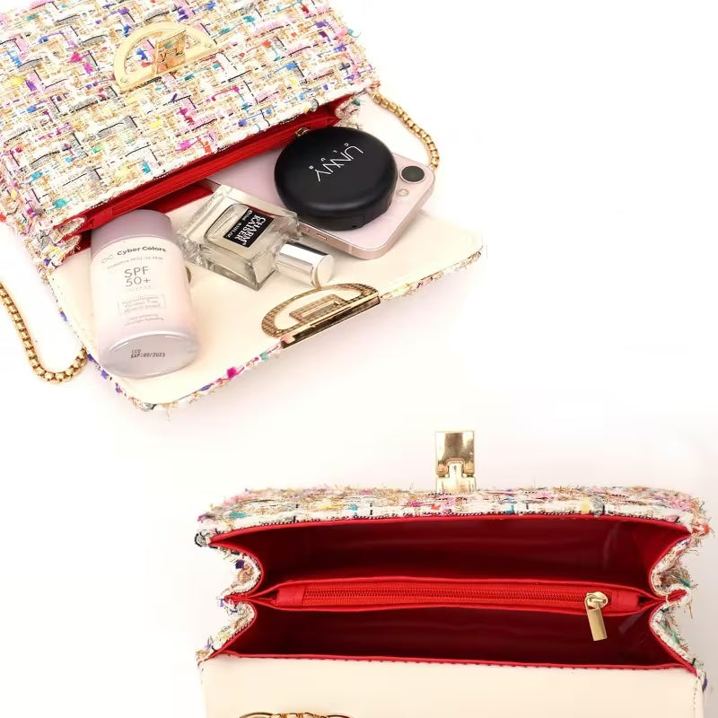 Shoulder bag with a chain strap