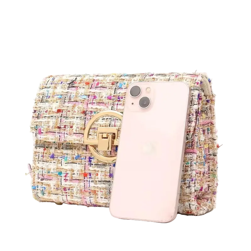 Shoulder bag with a chain strap