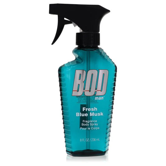 Bod Man Fresh Blue Musk by Parfums De Coeur 8 oz Body Spray for Men