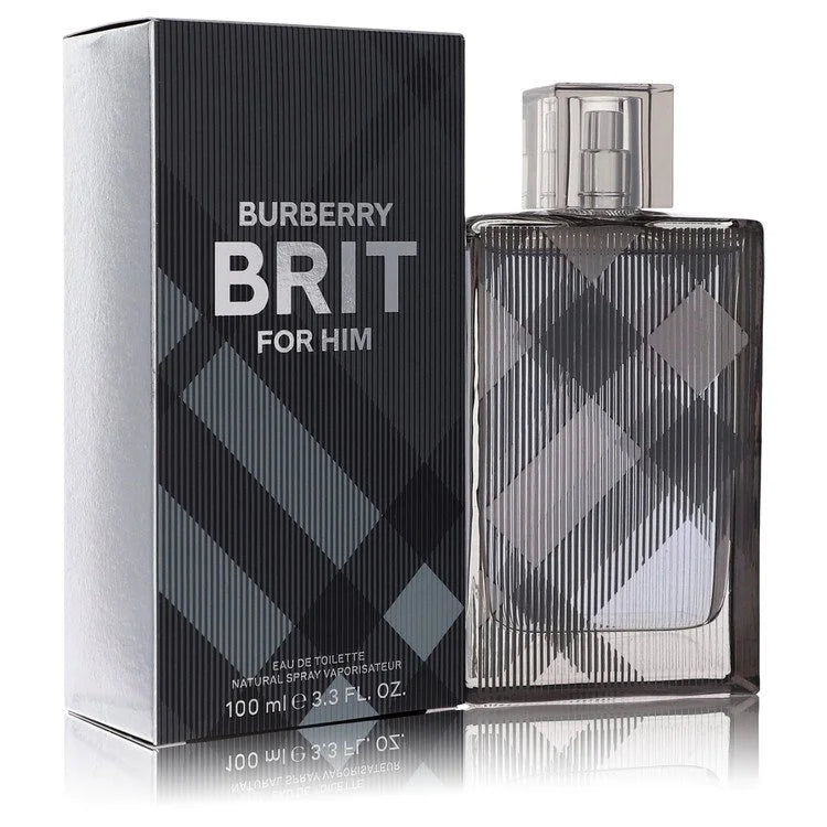 Burberry Brit by Burberry 3.4 oz Eau De Toilette Spray for Men