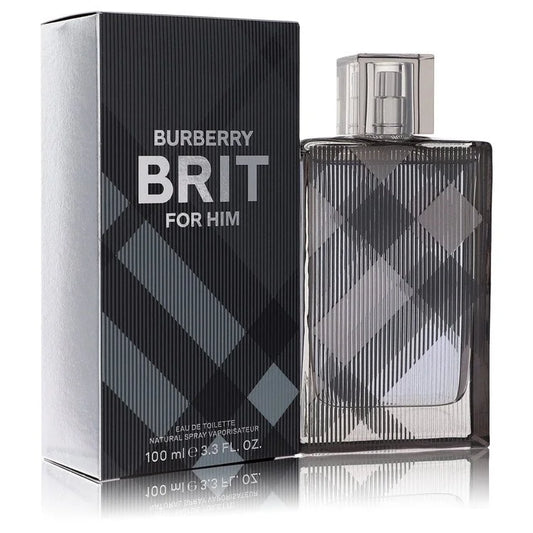 Burberry Brit by Burberry 3.4 oz Eau De Toilette Spray for Men