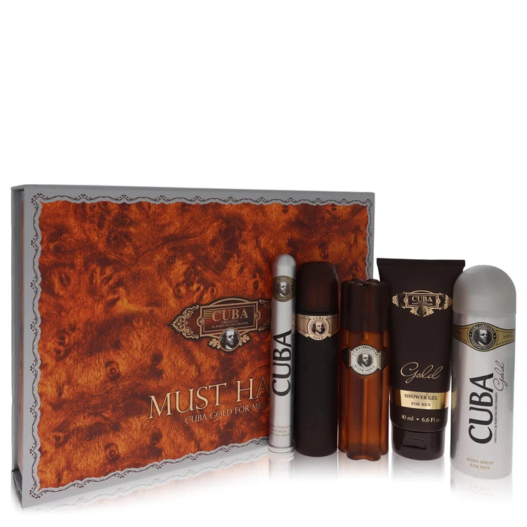 Cuba Gold by Fragluxe Gift Set for Men