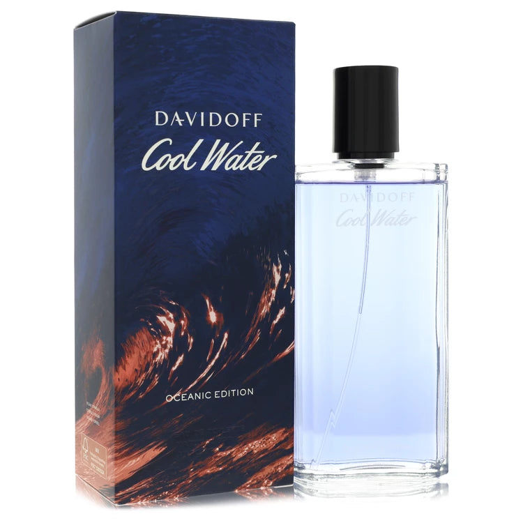 Cool Water Oceanic by Davidoff 4.2 oz Eau De Toilette Spray for Men