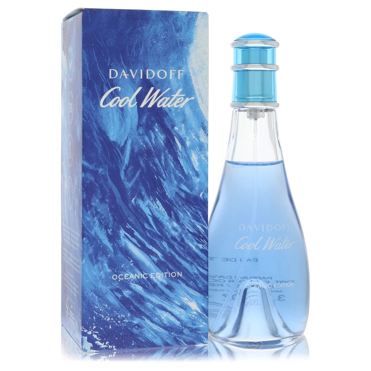 Cool Water Oceanic Edition by Davidoff 3.3 oz Eau De Toilette Spray for Women
