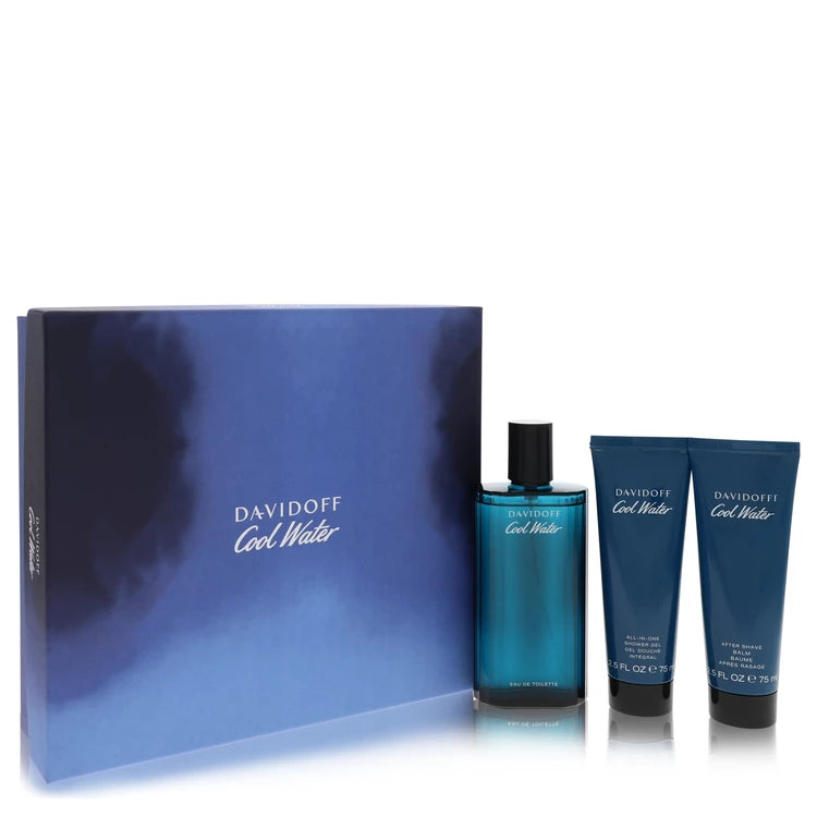 Cool Water by Davidoff, 3 Piece Gift Set for Men ⭐⭐⭐⭐⭐