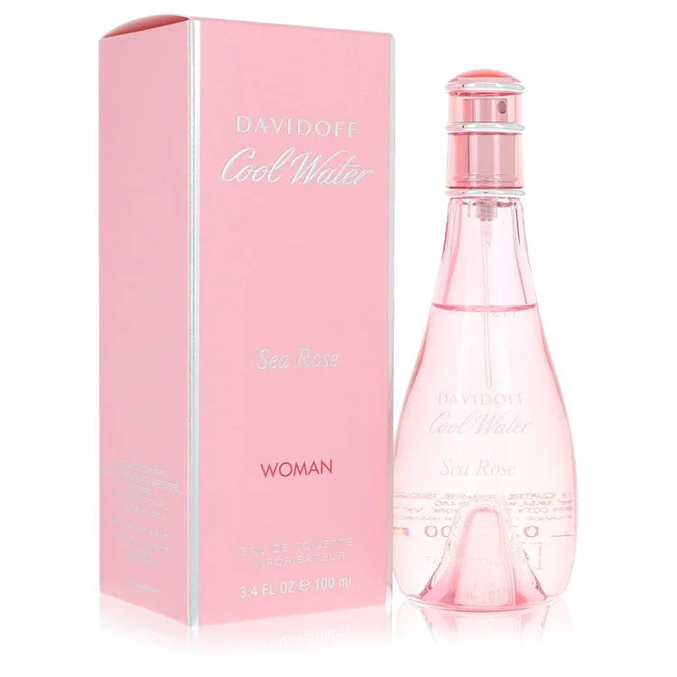 Cool Water Sea Rose by Davidoff 3.4 oz Eau De Toilette Spray for Women