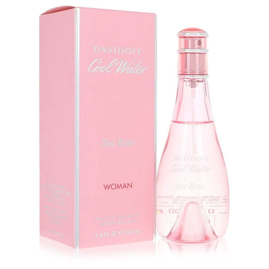 Cool Water Sea Rose by Davidoff 3.4 oz Eau De Toilette Spray for Women