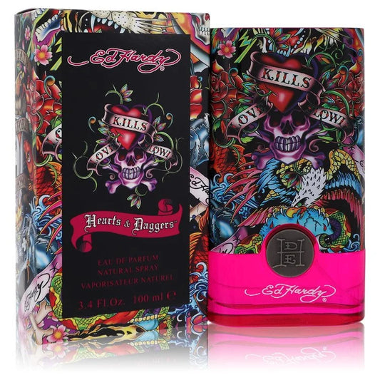 Ed Hardy Hearts & Daggers 3.4 Oz Eau De Parfum Spray for Women