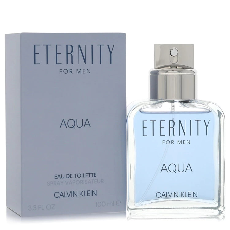 Eternity Aqua by Calvin Klein 3.4 oz Eau De Toilette Spray for Men