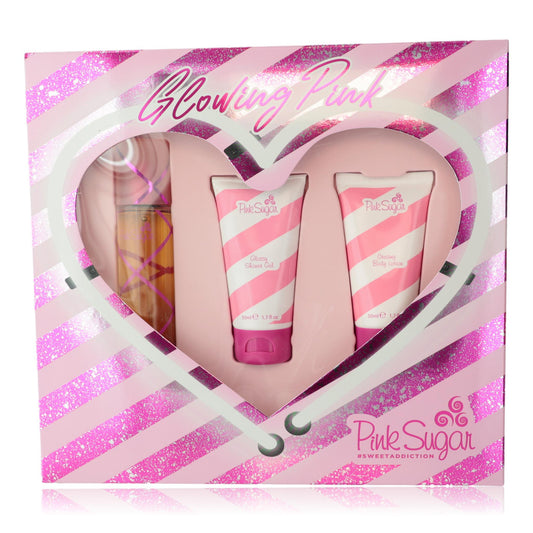 Pink Sugar by Aquolina, 3 Piece Gift Set for Women