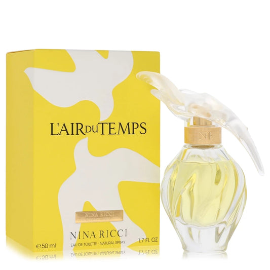 L'air Du Temps by Nina Ricci 1.7 oz Eau De Toilette Spray With Bird Cap for Women