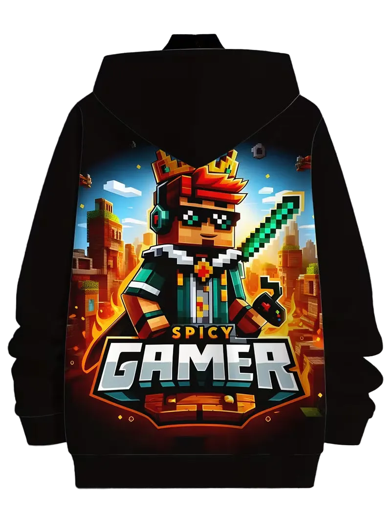 Long-sleeved hooded sweatshirt ( Size: M )