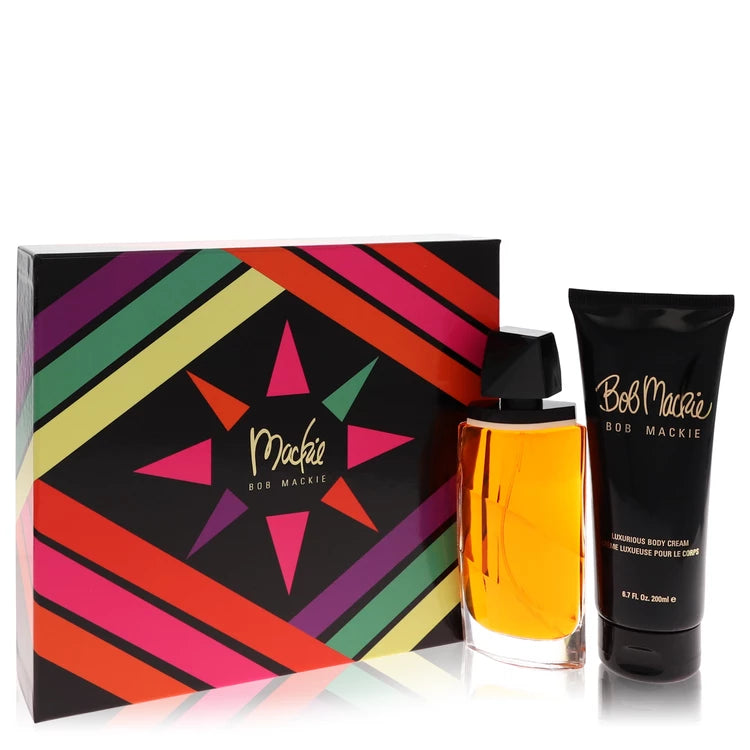 Mackie by Bob Mackie Gift Set - 3.4 oz Eau de Toilette Spray + 6.8 oz Body Cream for Women