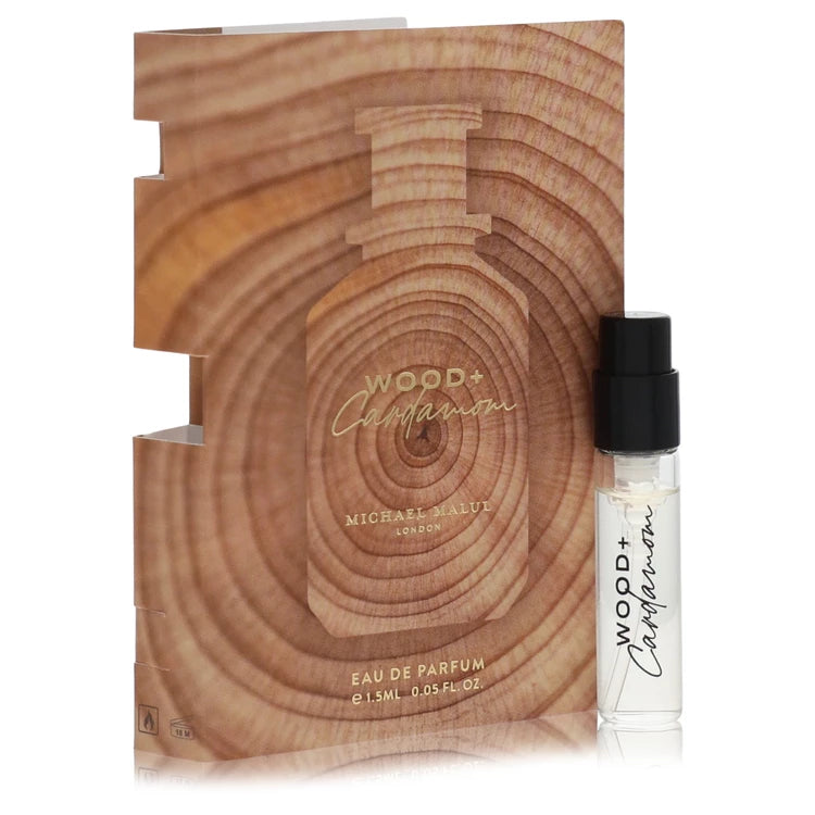Michael Malul Wood + Cardamom by Michael Malul 0.05 oz Vial (sample) for Men