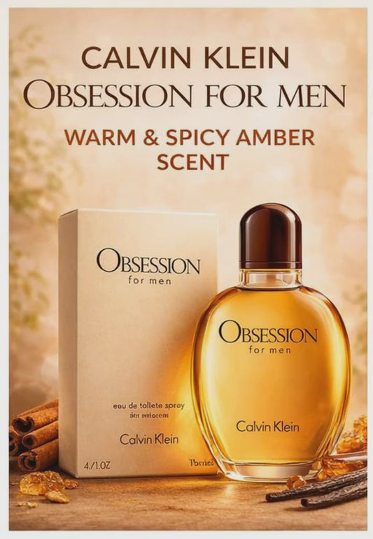 Obsession by Calvin Klein 4 oz Eau De Toilette Spray for Men