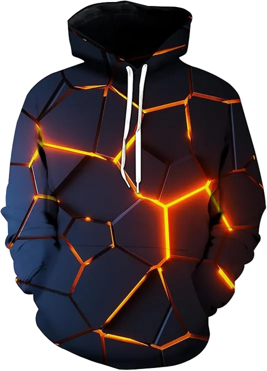 Wangstar Graphic Hoodies for Men Sweatshirts (Large-X-Large )