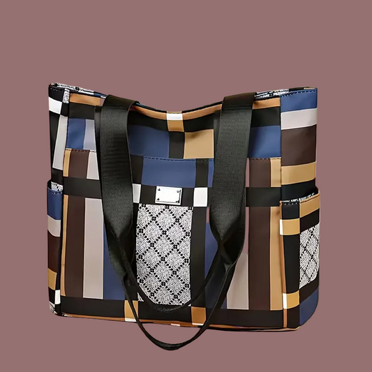Stylish Large Capacity Geometric Tote Bag