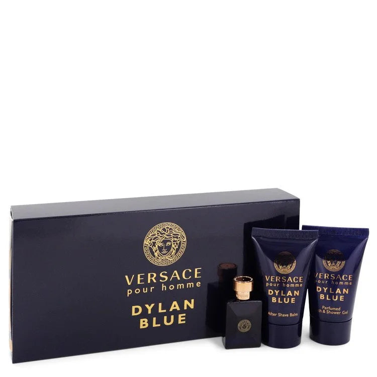 Versace Dylan Blue by Versace, 3 Piece Mini Gift Set for Men