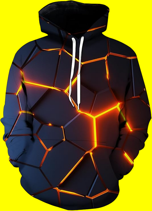 Wangstar Graphic Hoodies for Men - Sweatshirt (Size: Large-X-Large)